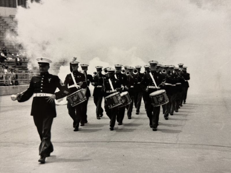 2nd Marine Division Band in Korea